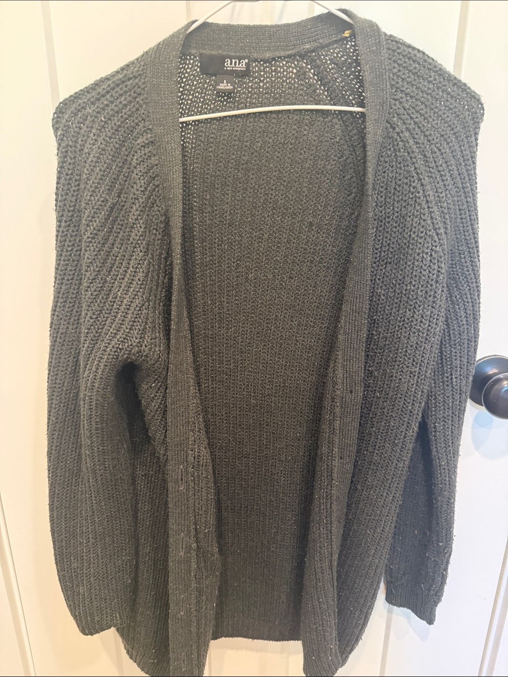 Deep V button up sweater